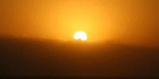 um por do sol bonito