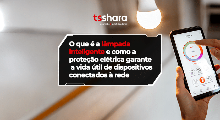 Lâmpada inteligente controlada por aplicativo